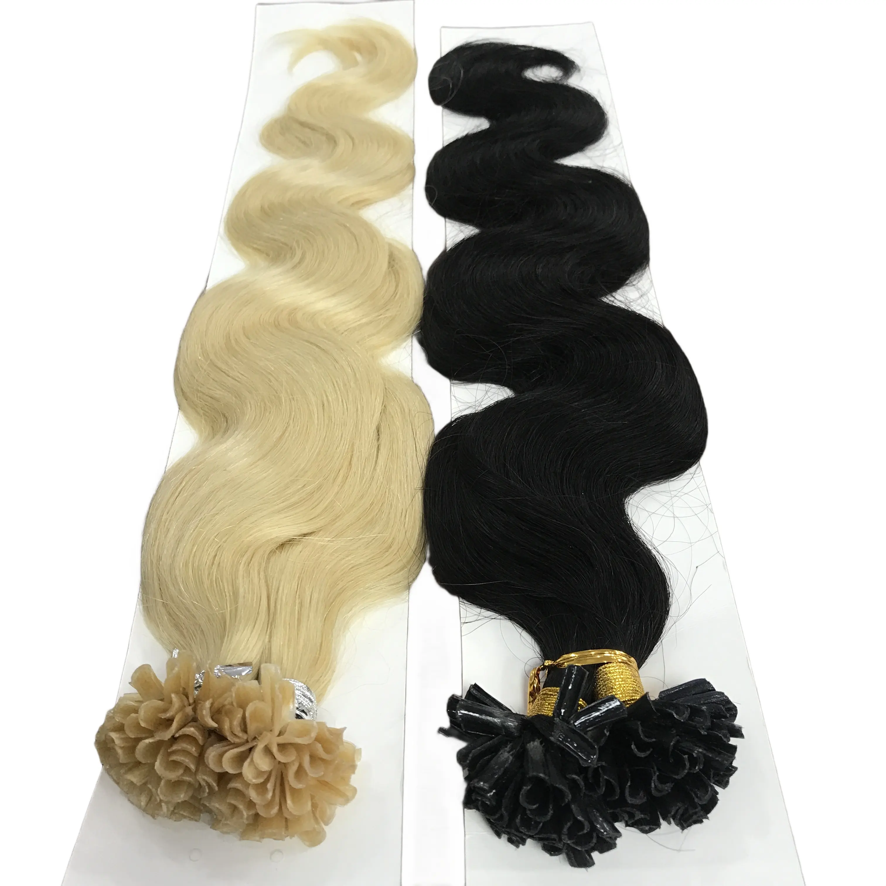 Lady Sexy Soft Indian Hair Bundles Weft Coarse Clip-In U Tip Virgin Extensions for Women Bulk Hair Weft
