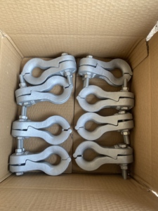 Abrazadera de grillete de hierro fundido personalizada OEM para cuerda de alambre, de alta resistencia, fundición en arena, componentes de elevación y aparejos de fábrica - Product Image 3