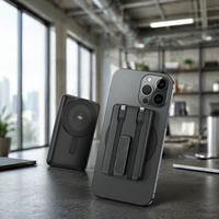 Nouvelle arrivée : Chargeur sans fil magnétique, batterie externe 10000 mAh avec support pliable intégré, double charge rapide, batteries externes avec câble