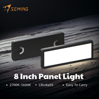 Panneau de lumière vidéo portable pour caméra Selfie LED pour YouTube TikTok Vlog Lumière vidéo rechargeable avec chargeur