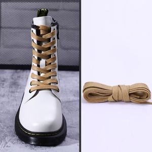 Tali Sepatu Katun Berlapis Lilin Datar Panjang 0.5-2m Lebar 8mm untuk Sepatu Kulit - Product Image 6