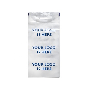 Bolsa de plástico troquelada reforzada de alta calidad con logo personalizado impreso, bolsa de compras de Turquía - Product Image 5