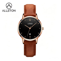 Montres personnalisées avec logo OEM, étanches, de qualité supérieure, pour hommes, bracelet simple personnalisé, design unique, luxe, acier, minimalisme, montre à quartz pour hommes