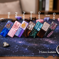 Mahjong américain de luxe Galaxie Étoilée, 166 tuiles en acrylique, ensemble de jeu pour divertissement familial, vente en gros