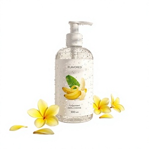 Gel Lubricante Íntimo Comestible a Base de Agua con Sabor a Plátano, Ecológico, a Base de Plantas Naturales Puras, en Botella con Atomizador, con D-Pantenol - Product Image 1