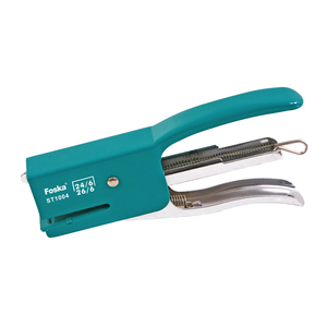 <span class=keywords><strong>Engrapadora</strong></span> Metálica <span class=keywords><strong>de</strong></span> Escritorio Azul, Roja y Verde, Popular, Tipo Pinza, Foska, 24/6 26/6, para Encuadernar Documentos y Recibos - Product Image 1