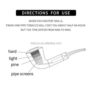 Pipa per Fumo di Alta Qualità in Legno Massello Rosso Vintage, Extra Lunga 41cm, Tipo Churchwarden, Accessori per Fumatori - Product Image 4