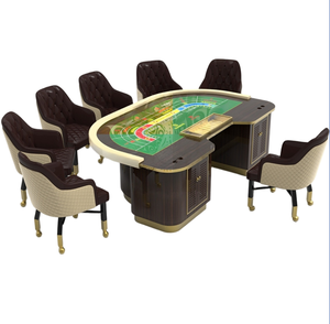 Người Kế Kế Kế Tùy Chỉnh Hiện Đại Lưu Trữ Bảng Texas Hold'em Baccarat Bảng Ánh Sáng Sang Trọng 6 ~ 10 Người Bộ Sòng Bạc Đồ Nội Thất - Product Image 1