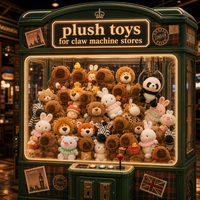 Peluches en gros pour machines à griffes, lots variés de mini-animaux en peluche pour machines d'arcade, recharges pour machines à griffes, peluches douces