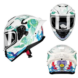 Новый стиль на заказ унисекс, мотоциклетные шлемы для верховой езды, Полнолицевые универсальные мотоциклетные шлемы - Product Image 2