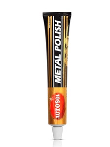 Pâte de polissage haute brillance Autosol Chrome Cleaner, abrasif fin pour l'entretien des jantes en alliage d'aluminium, des échappements de voitures et de motos, et l'élimination de la rouille. - Product Image 2