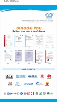 PDU monophasé à montage en rack avec interrupteur de transfert statique, prises 10A-16A-32A, câble d'alimentation de 2 m, équipement de distribution d'alimentation