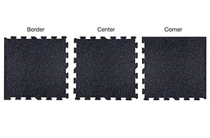 Chống trượt liên khóa gạch cao su Câu Đố Thảm phòng tập thể dục sàn trong bán nóng - Product Image 2