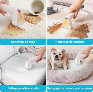Aspiradora Eléctrica Portátil OEM/ODM para Uso en Seco y Húmedo, para Sofás, Alfombras, Tapicería, Lavado de Telas, Uso Doméstico con Vapor - Product Image 5