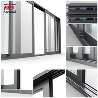 Porte sectionnelle industrielle coupe-vent automatique à vue complète en verre sécurisé avec surface finie pour appartement