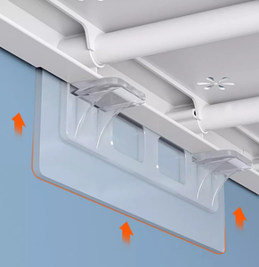 Mixwars Armadio Multifunzione <span class=keywords><strong>in</strong></span> <span class=keywords><strong>Plastica</strong></span> per Vestiti e Cappelli, Montaggio a Parete, Pannello Divisorio e Guardaroba - Product Image 3