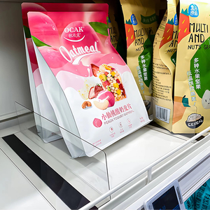 Şeffaf PET Raf Bölücüler, Perakende Mağazası ve Süpermarket Buzdolabı Deposu için Ağır Hizmet Tipi Plastik Raf Ayırıcılar - Product Image 6