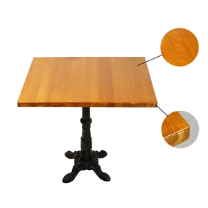 Современный небольшой квадратный обеденный стол из массива дерева, 24 дюйма 30 дюймов