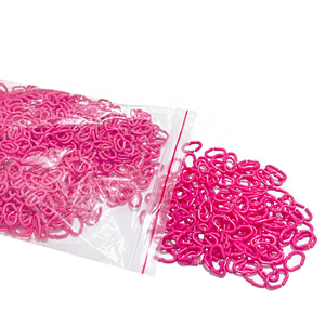 1000 шт. розовые Взрывные модели с пряжкой для куриного рта, предотвращающие петушиные куриные очки, очки для фазана - Product Image 3