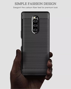 Étui de téléphone en fibre de carbone pour Sony <span class=keywords><strong>Xperia</strong></span> XA1 <span class=keywords><strong>XA2</strong></span> Plus Ultra XZ1 XZ2 Compact XZ3 Premium Ace 2 <span class=keywords><strong>Xperia</strong></span> 1 II IV <span class=keywords><strong>Xperia</strong></span> 10 IV - Product Image 5