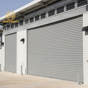 Porte de <span class=keywords><strong>garage</strong></span> automatique en acier galvanisé <span class=keywords><strong>pour</strong></span> entrepôt industriel extérieur, porte à enroulement en acier galvanisé - Product Image 2