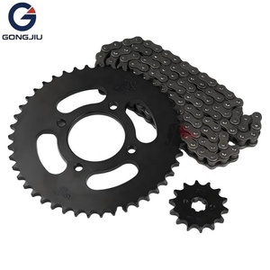 바자즈 BM100 <span class=keywords><strong>CT100</strong></span> 100cc 스트리트 커뮤터 교체용 모터사이클 체인 스프로킷 키트 428H 42T 14T 112L 앞/뒤 - Product Image 3
