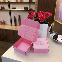 Emballage de luxe personnalisé en carton ondulé écologique coloré avec logo, pour cadeaux, expédition, chaussettes, et pochettes d'expédition gaufrées