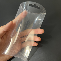 Top Vente Pliable Transparent En Plastique PET Oreiller Boîtes D'emballage avec Logo Personnalisé Matériaux Recyclés 0.3mm D'épaisseur HXC Marque
