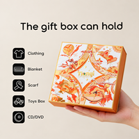 Boîte cadeau carrée de luxe personnalisée avec estampage doré, emballage rigide en papier pour chocolats et dattes du Ramadan et de l'Aïd, et emballage cadeau haut de gamme