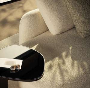 आधुनिक मॉड्यूलर घुमावदार कपड़े अनुभागीय सोफे न्यूनतम रहने वाले कमरे के फर्नीचर सोफा सेट सोफे लिविंग रूम - Product Image 4