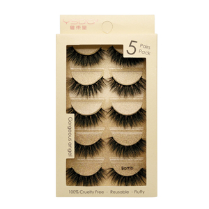 5 Paires de Faux <span class=keywords><strong>Cils</strong></span> Naturels Longs pour Maquillage, <span class=keywords><strong>Cils</strong></span> Entiers en Bande, <span class=keywords><strong>Cils</strong></span> en Vison Épais 3D, Maquillaje Faux <span class=keywords><strong>Cils</strong></span> - Product Image 2