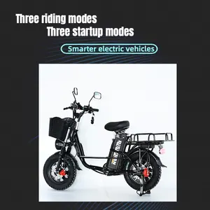 Disiyuan monster citycoco электрический велосипед, 48 В, 60 В, 20 А/ч, велосипед для доставки еды, 500 Вт, 800 Вт, 1000 Вт, 16x3,0 дюймов, толстые шины, бескамерные
