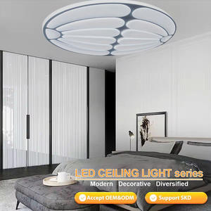 फुटबॉल फुटबॉल पैटर्न स्किड 36 डब्ल्यू 42w 450 मिमी घर प्रकाश के लिए आधुनिक सजावटी एलईडी छत लाइट्स लिविंग रूम होटल लॉबी के लिए - Product Image 3