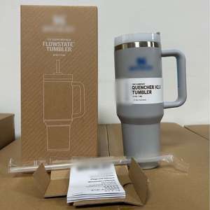 スタン 40オンス 大容量 二重壁 ステンレス鋼 真空断熱ボトル サーモス スタンカップ 車載タンブラー ハンドル付き - Product Image 4