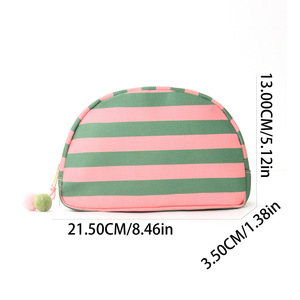 Uionen Personalized Hand-embroidered Name Colorful Shell <b>Makeup</b> Bag Toiletry Bag <b>Makeup</b> <b>Case</b> Storage Bag Spring and Summer - Product Image 5