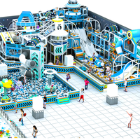 Aire de jeux commerciale pour enfants, Château de jeu, Grand espace thématique, Parc d'aventure pour enfants, Équipement de terrain de jeu intérieur pour tout-petits