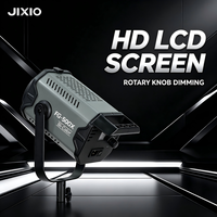 Lumière vidéo LED COB professionnelle Jixio 500W, bicolore 2700-6500K, CRI 95, contrôle APP/DMX, éclairage continu, photographie en studio
