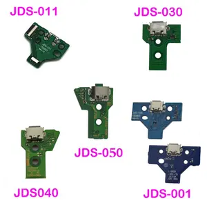 Soket Port Pengisi Daya USB, Suku Cadang Perbaikan Pengganti Papan Soket Pengisi Daya untuk Pengontrol PS4 JDS-050 5.0 011 001 030 040