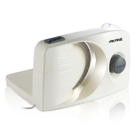 Trancheuse électrique AKANE A.8802 150W Cortadora de alimentos avec épaisseur réglable et lame en acier inoxydable de 170 mm