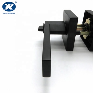 Bộ Tay Nắm Khóa Cửa Riêng Tư Nội Thất Khóa Đòn Bẩy Cửa Phòng Tắm Tùy Chỉnh Bằng Hợp Kim Kẽm Bộ Khóa Vuông Hai Mặt Phẳng - Product Image 4