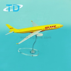 Modèle <span class=keywords><strong>d</strong></span>'<span class=keywords><strong>avion</strong></span> <span class=keywords><strong>d</strong></span>'affaires en résine personnalisable DHL A330-200 (32 cm) 1:200 avec livery <span class=keywords><strong>Air</strong></span> <span class=keywords><strong>France</strong></span> - Product Image 3