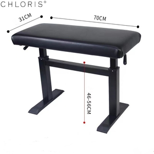 Tabouret <span class=keywords><strong>hydraulique</strong></span> réglable pour <span class=keywords><strong>piano</strong></span>, chaise de <span class=keywords><strong>piano</strong></span>, banc de <span class=keywords><strong>piano</strong></span> CPBH-001 - Product Image 3