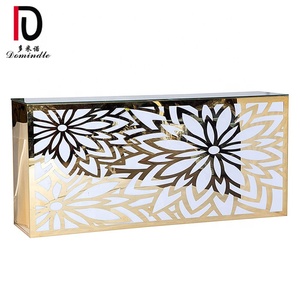 Eventos de fiesta comercial luz LED de acero inoxidable PVC barra de <span class=keywords><strong>bar</strong></span> mesa de <span class=keywords><strong>bar</strong></span> decoración de boda gabinete de vino - Product Image 4