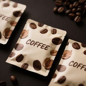 Sachet de café à fond plat refermable imprimé sur mesure, capacité 250g 500g 1kg, emballage de grains de café de qualité alimentaire avec valve et fermeture éclair - Product Image 6