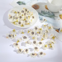 Multicolor mini handgemaakte kunstzijde bloesem bloemknoppen DIY krans cadeaudoos voor bruiloft kerst huis feest knutsel decoratie