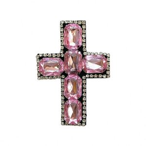 Spot perlé strass croix broderie <span class=keywords><strong>tissu</strong></span> bricolage vêtements chaussures chapeaux accessoires décoratifs patch à la main cousu pâte - Product Image 6