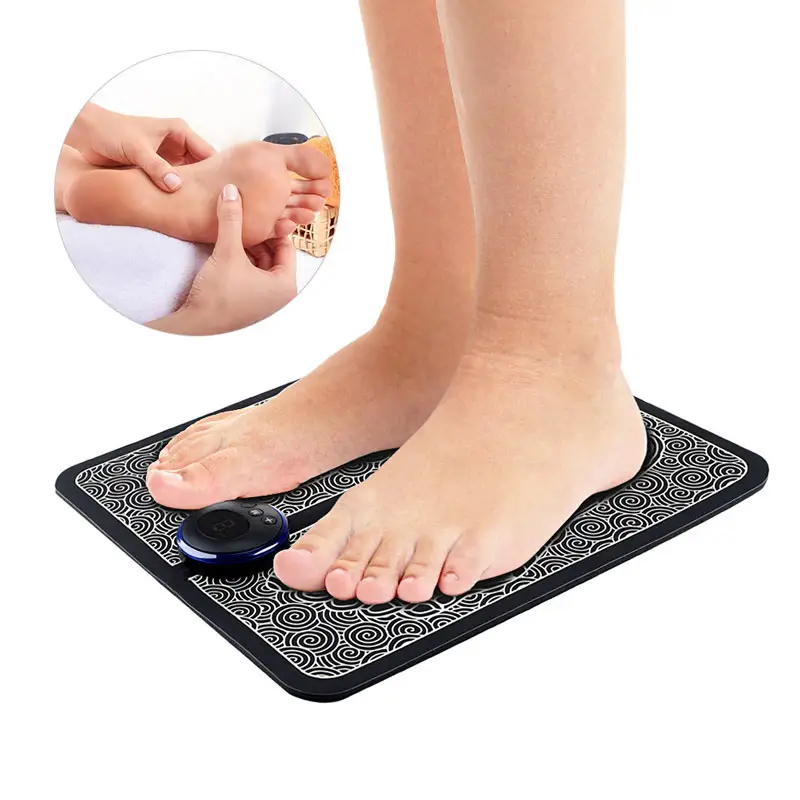 Akupunktur Fuß massage gerät Muskel entspannung Elektrische Ems Elektrode Fuß matte Elektrisches Fuß massage gerät Pad