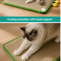 Tapis rafraîchissant OEM pour animaux de compagnie en soie glacée, coussin apaisant pour chiens et chats, tapis de couchage personnalisé