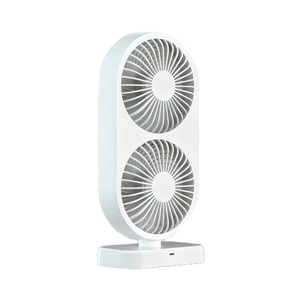 <span class=keywords><strong>Ventilateur</strong></span> oscillant à double cœur de bureau, fonctionnement <span class=keywords><strong>silencieux</strong></span> à batterie électrique, oscillation à 360°, flux d'air pour usage domestique et extérieur - Product Image 1