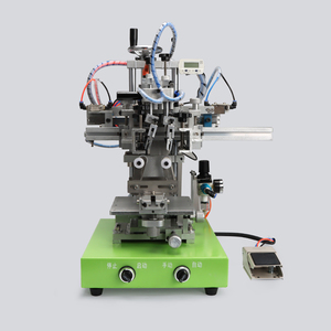 Şişeler bardaklar kupalar için sıcak satış silindirik kutu ekran yazıcısı yarı otomatik kavisli ekran makinesi - Product Image 2